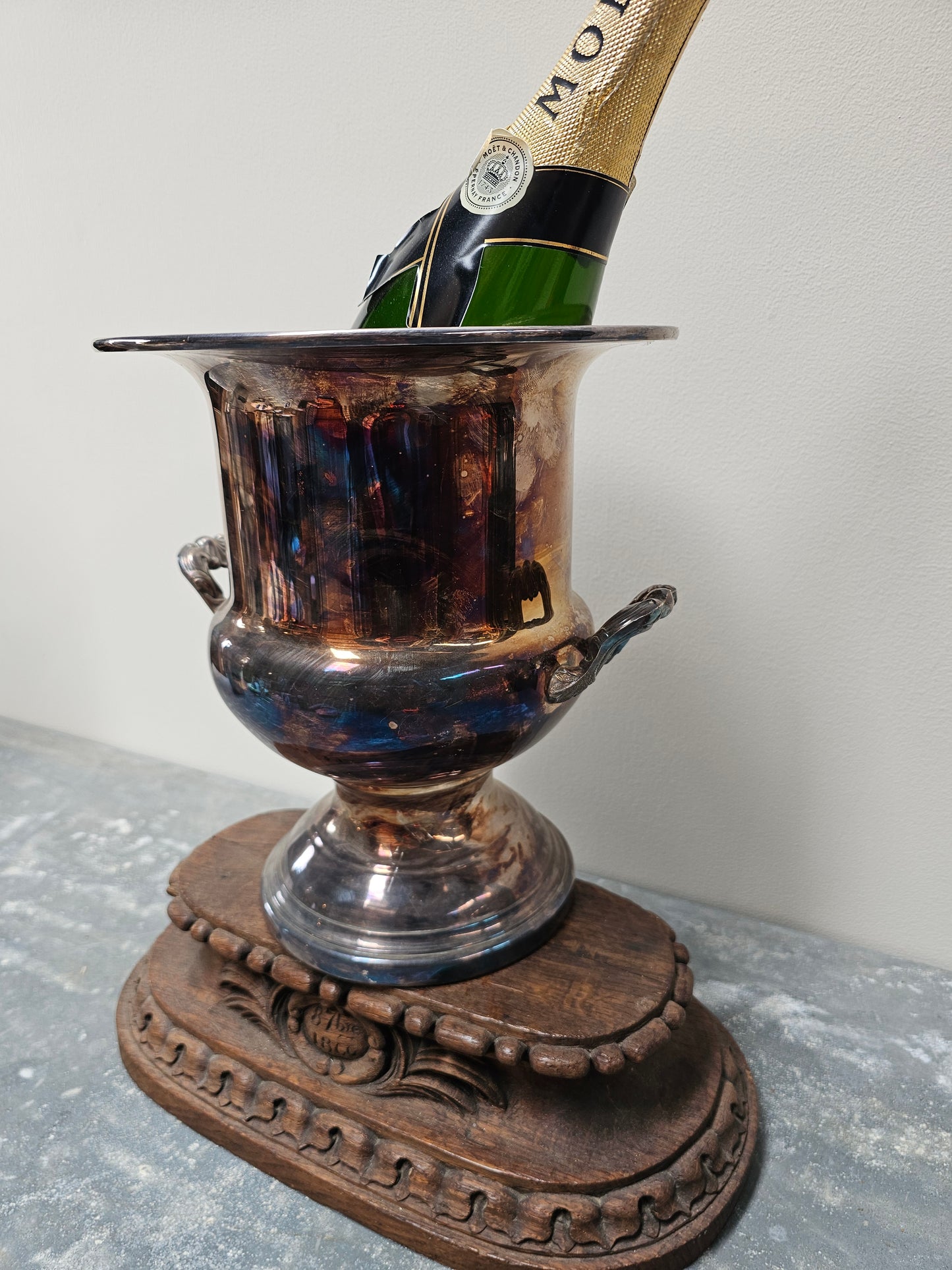 Vintage Oneida Silver Champagne Bucket
