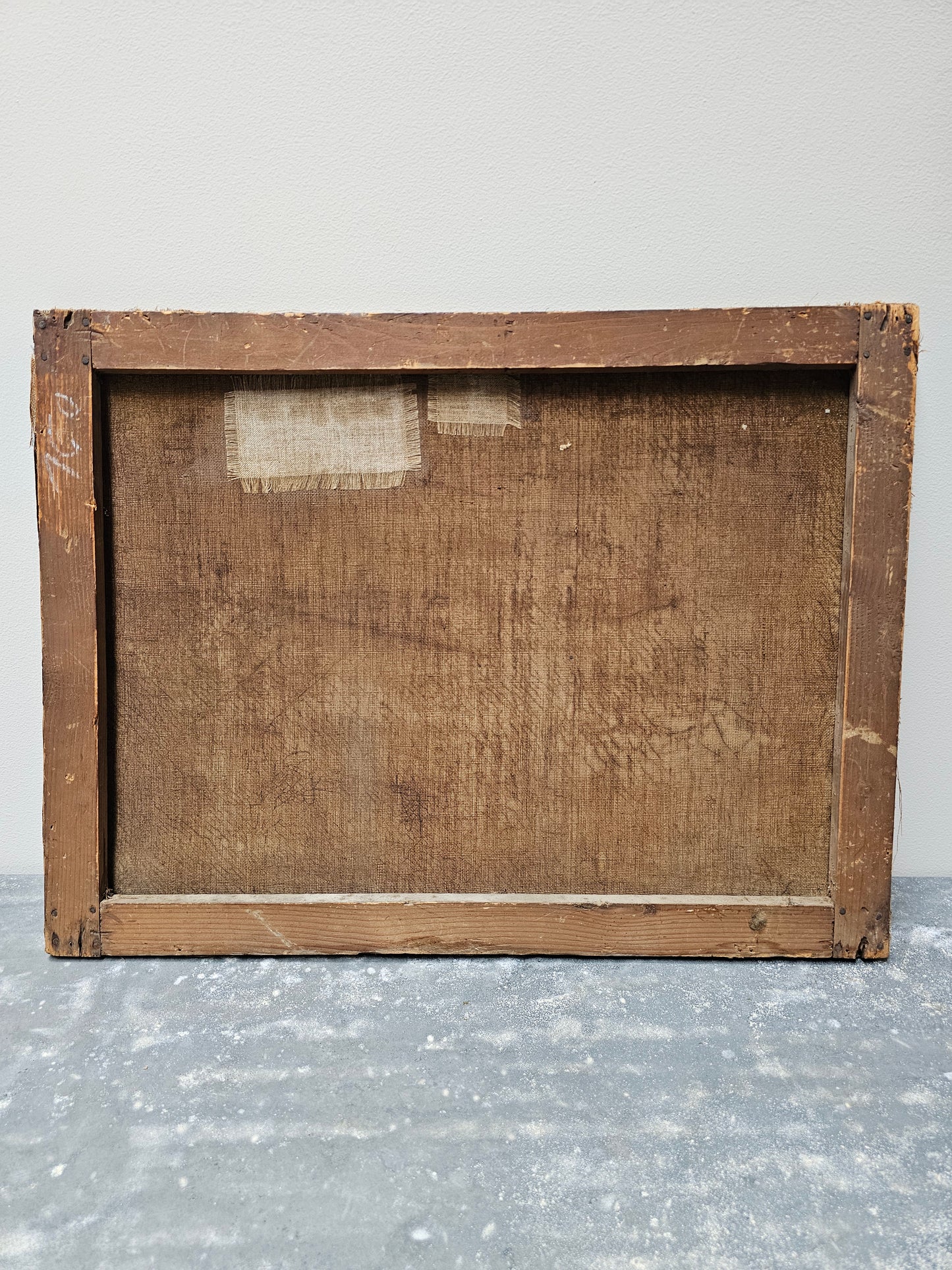 Antique European 'Woodland Scene' Painting