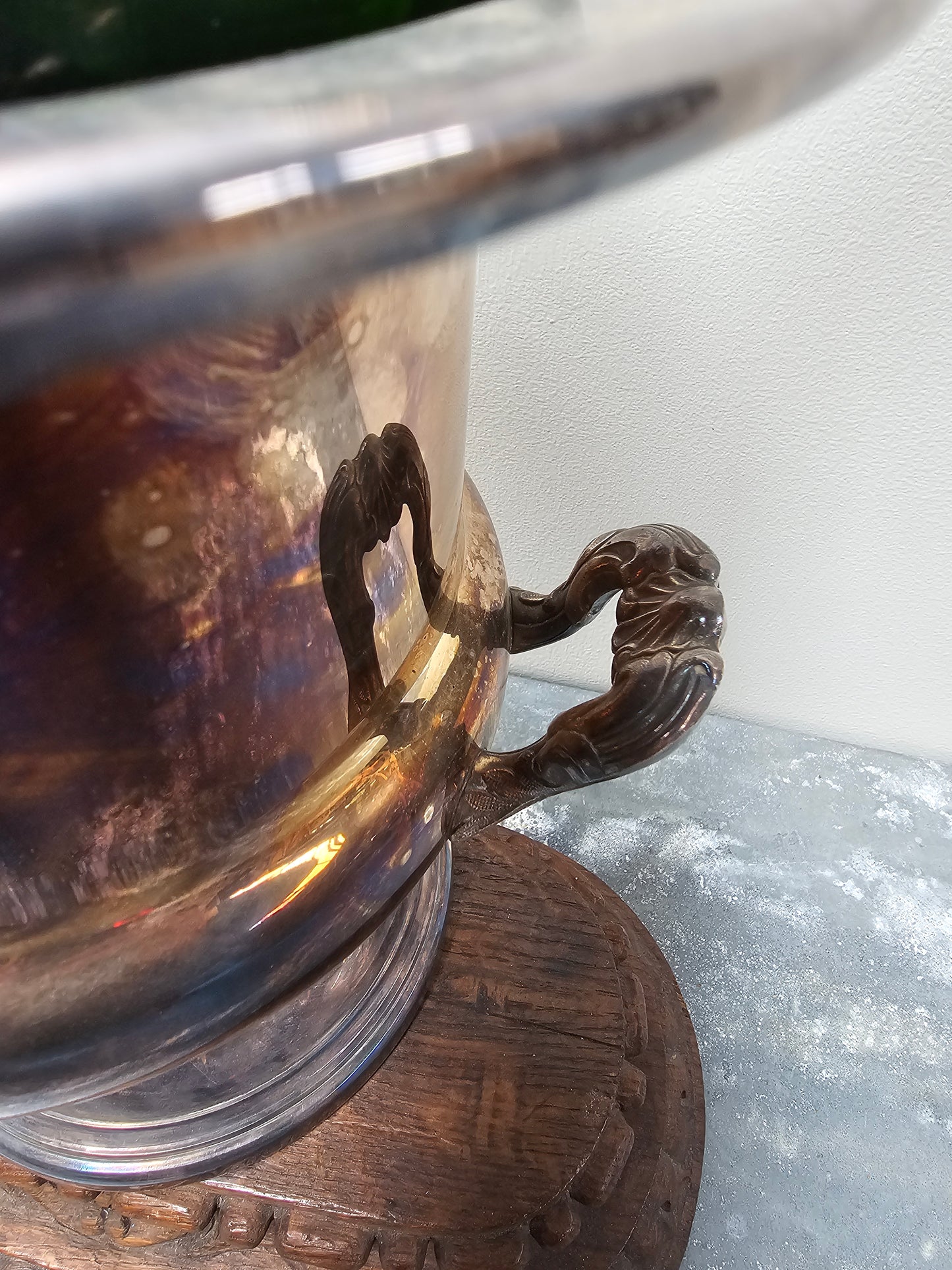 Vintage Oneida Silver Champagne Bucket
