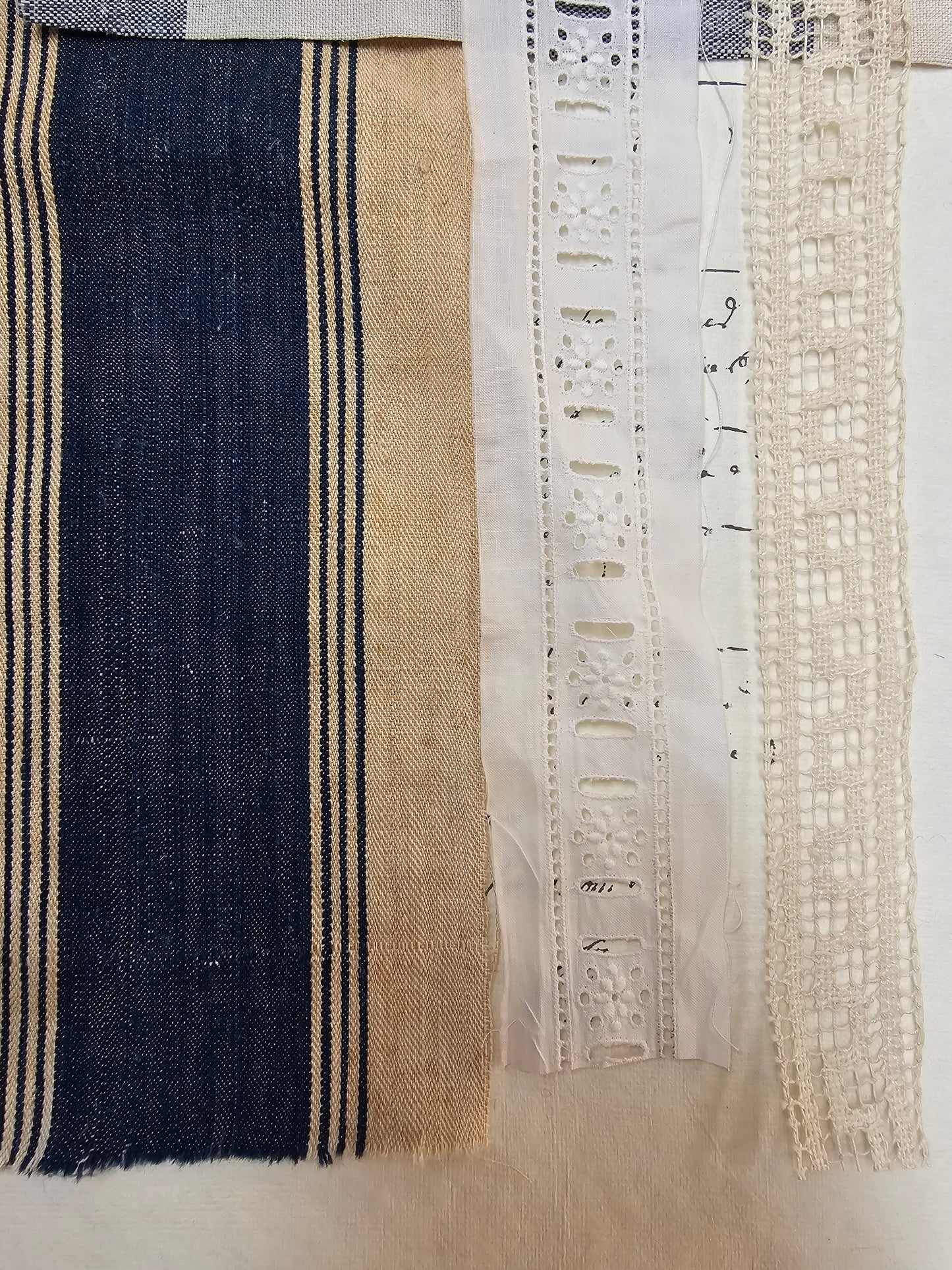 Antique French Blue Fabric Pack - I