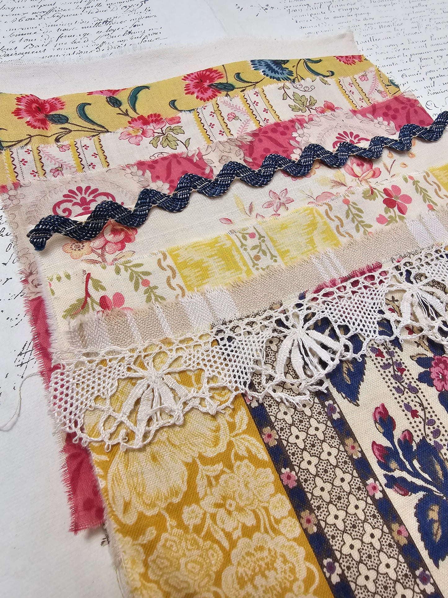 Antique French Buttercup Fabric Pack - II
