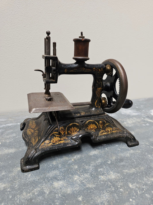 Antique German Cast Iron Sewing Machine - II