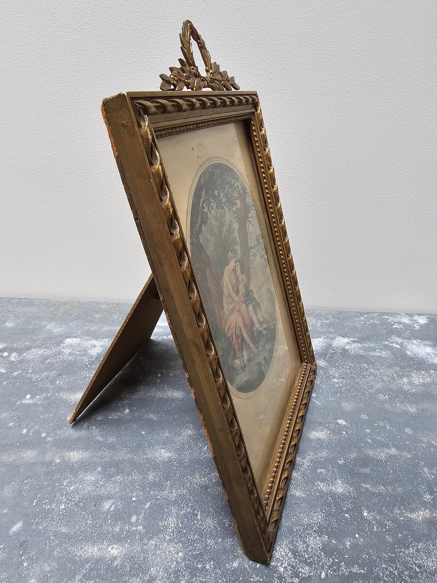 Antique European Laurel Wreath Frames