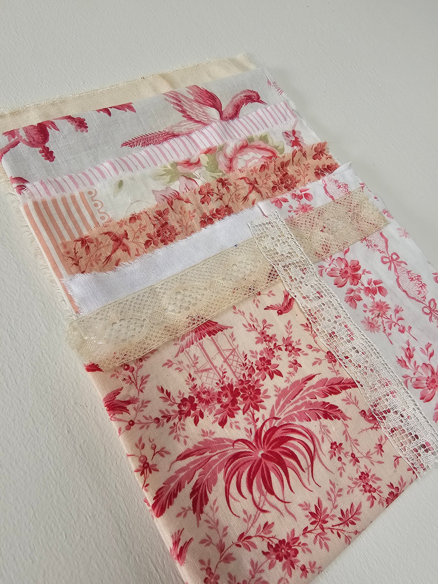 Antique French Fabric Pack - Pink II