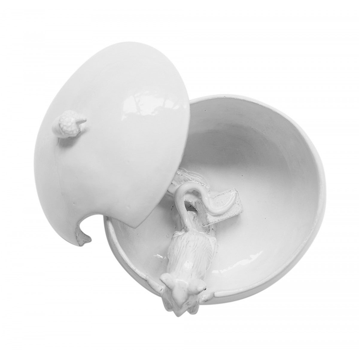 Astier de Villatte Serena Mouse Sugar Bowl