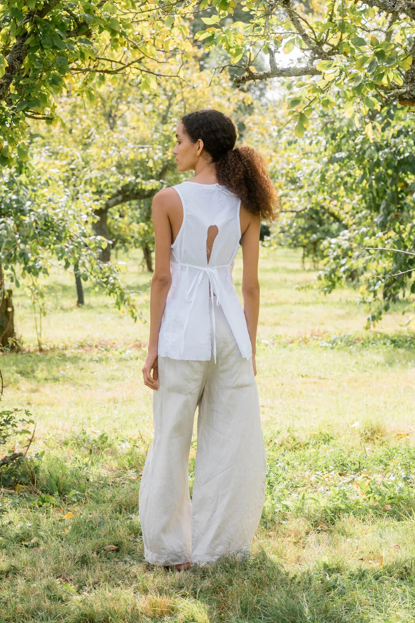 Sula Tailored Line Pants - Alabaster