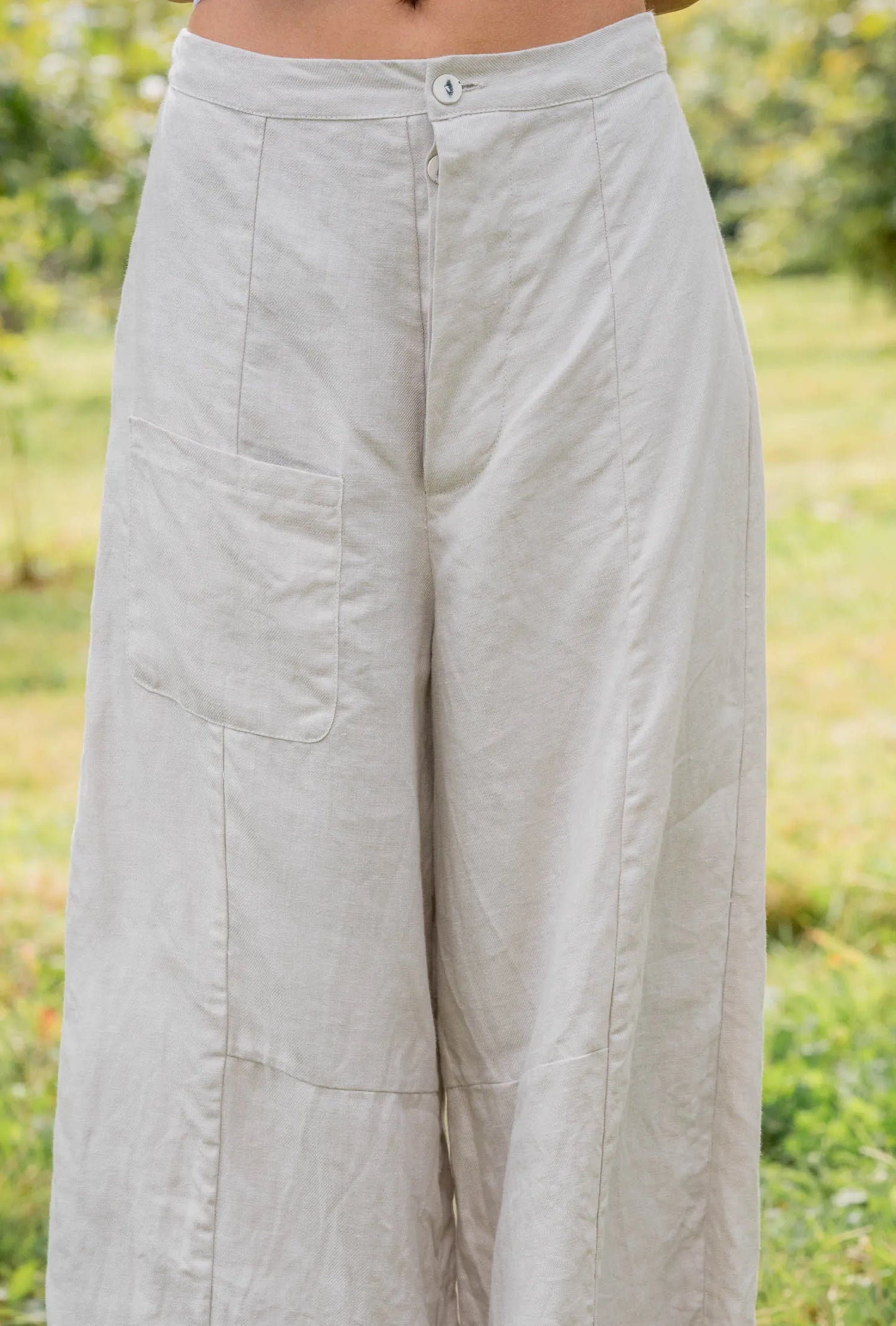 Sula Tailored Line Pants - Alabaster