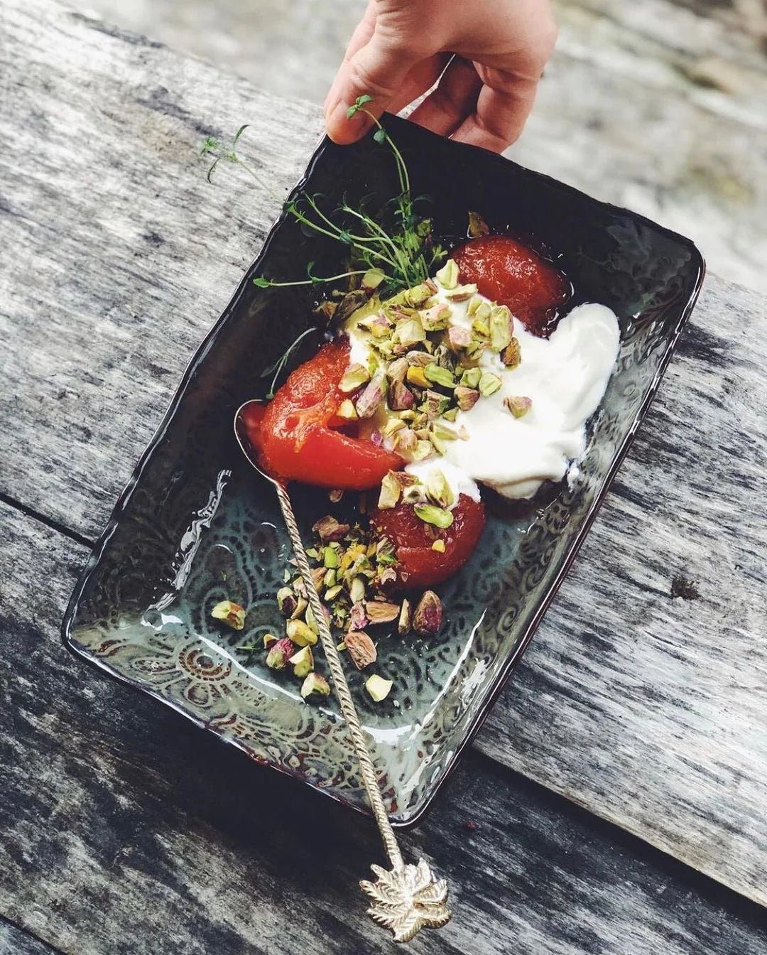 Sthal Sweden Small Gratin Dish - Fig