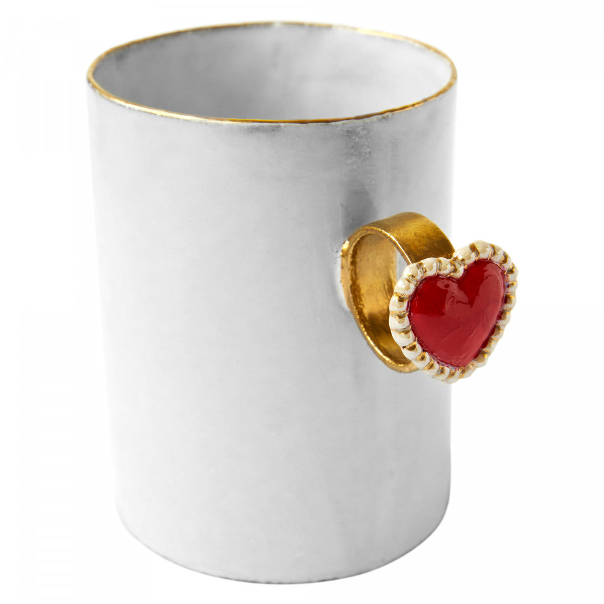 Astier de Villatte Serena Heart Ring Cup