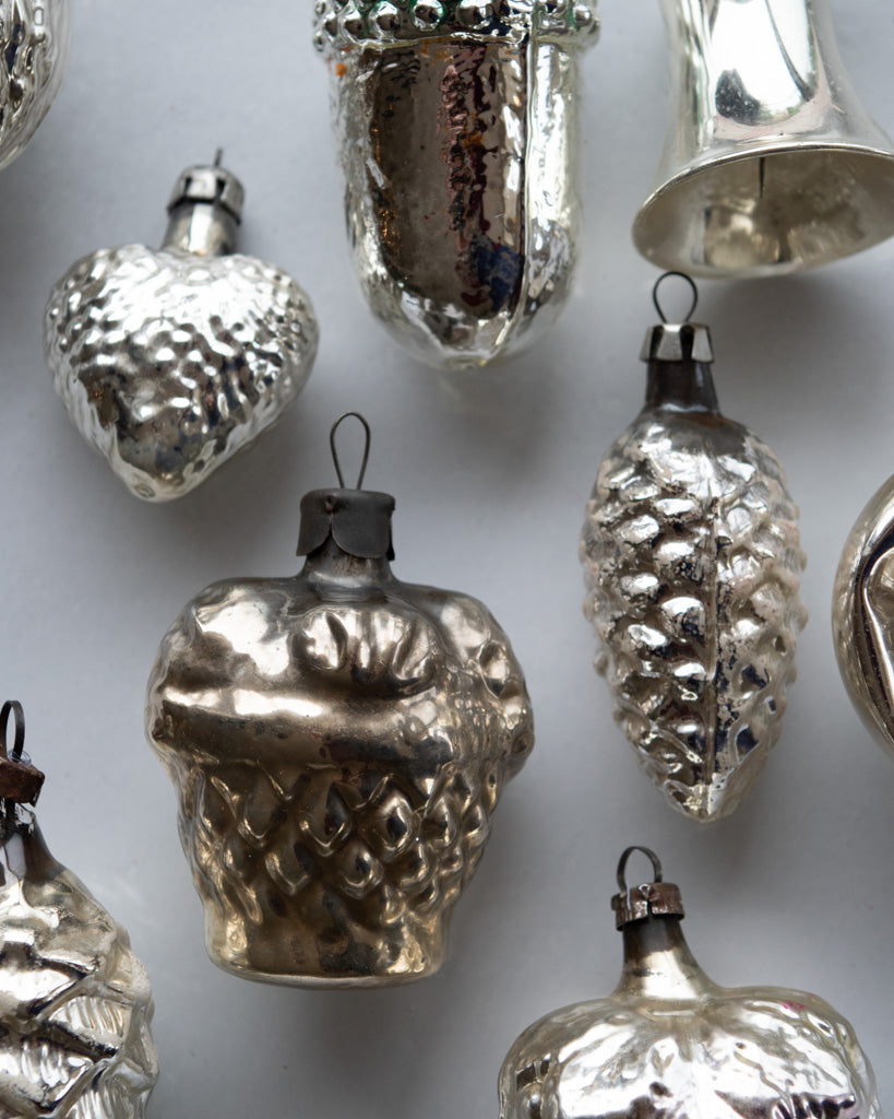 Vintage European Ornament Set - Silver I
