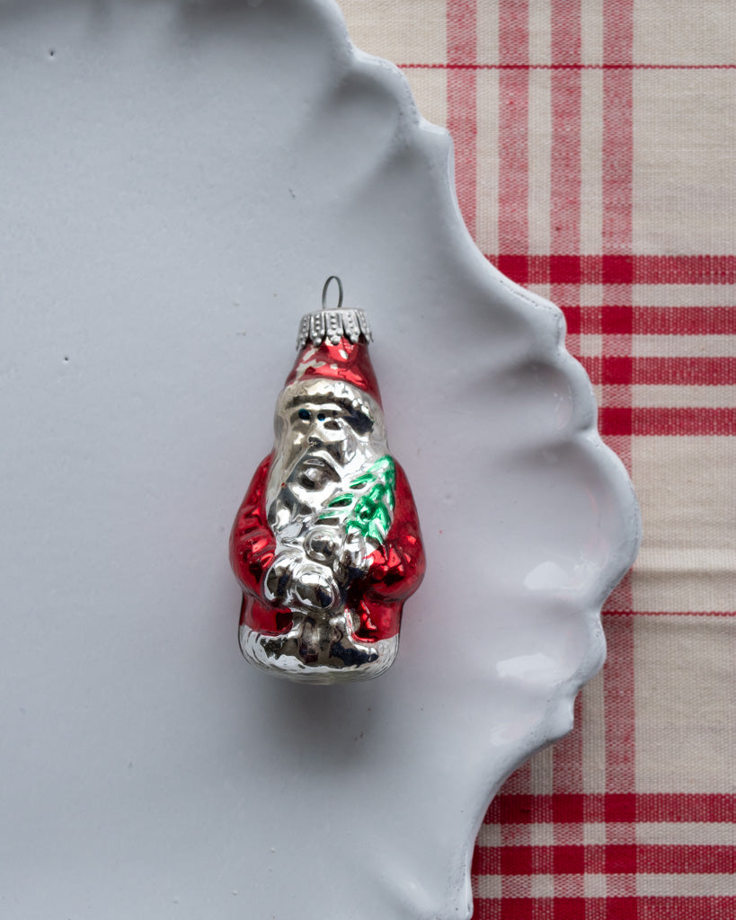 Vintage European Ornament - Santa II