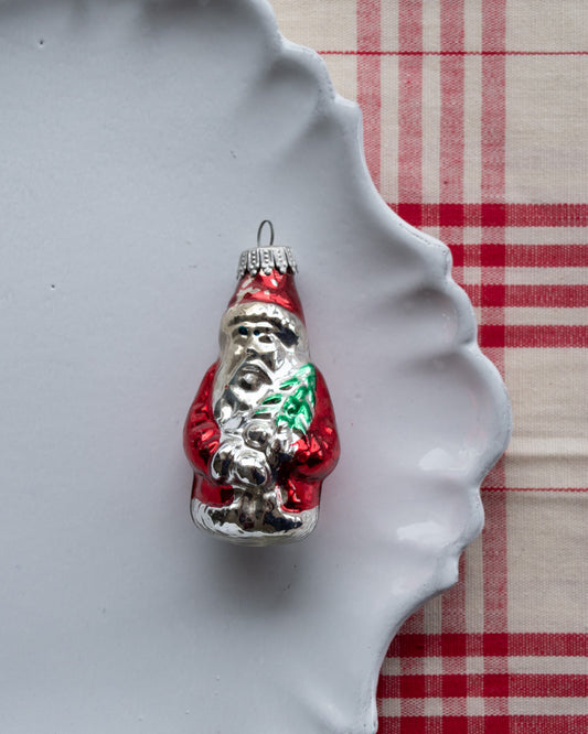 Vintage European Ornament - Santa II