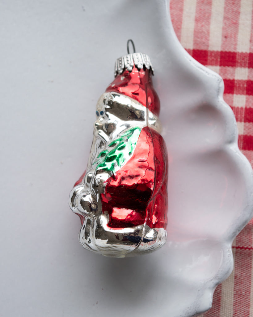 Vintage European Ornament - Santa II