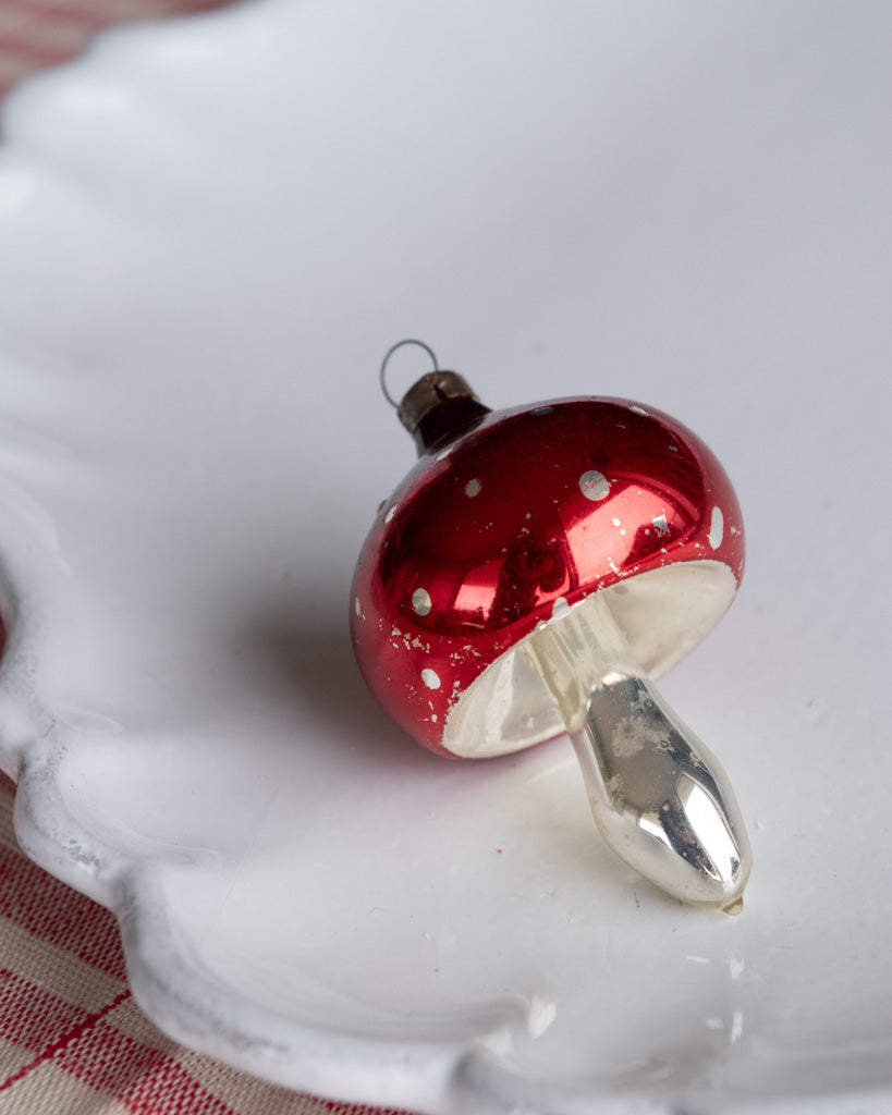 Vintage European Ornament - Mushrooms I