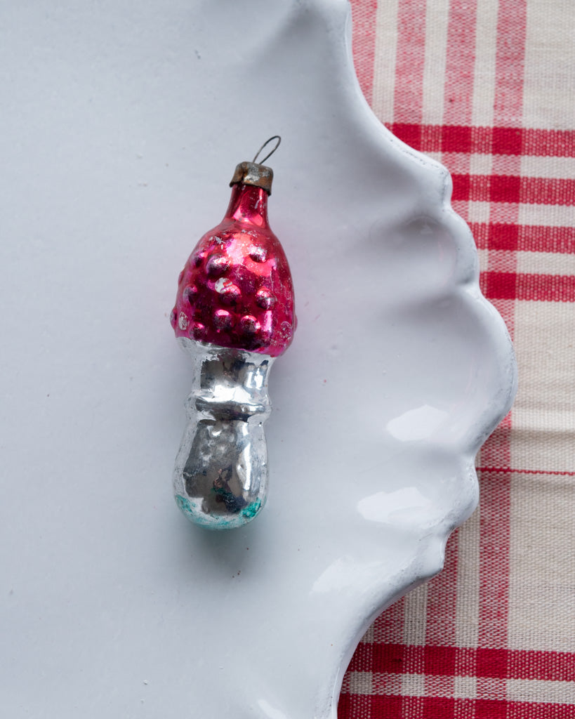 Vintage European Ornament - Mushrooms I