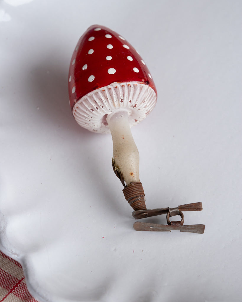 Vintage European Ornament - Mushrooms II