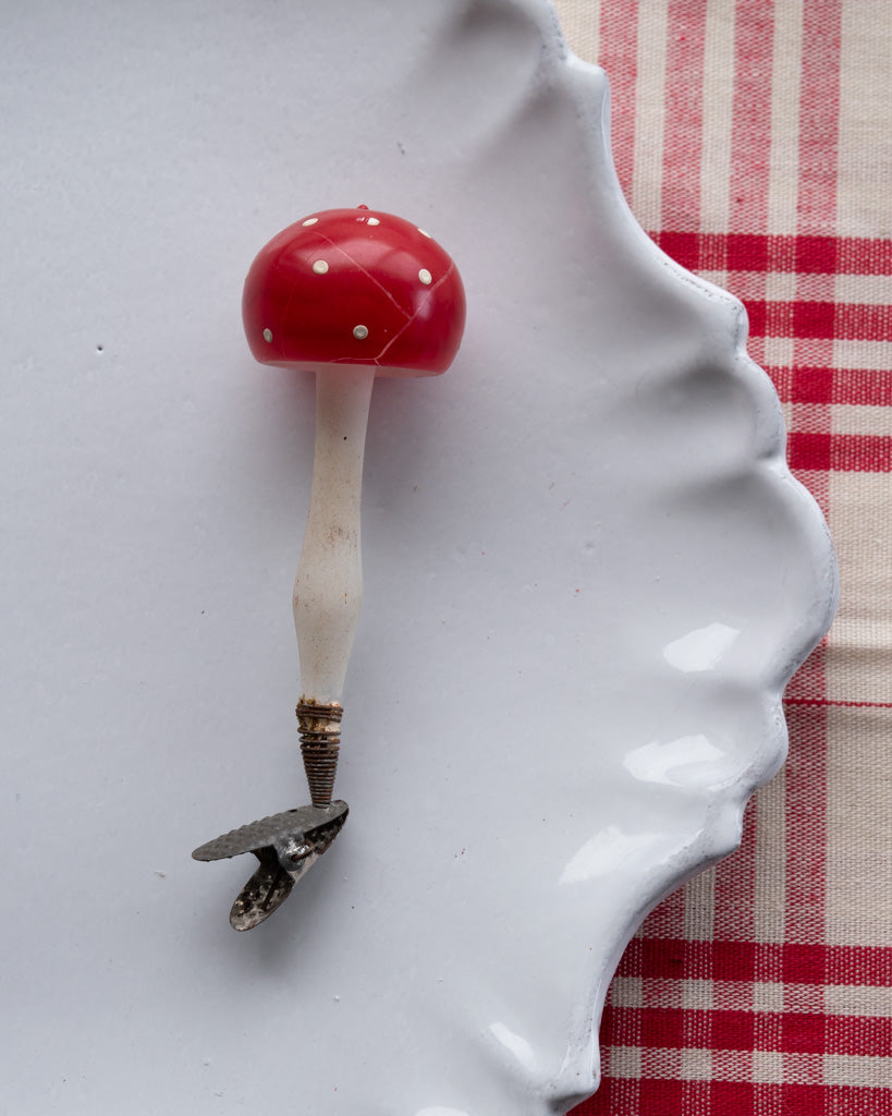 Vintage European Ornament - Mushrooms II