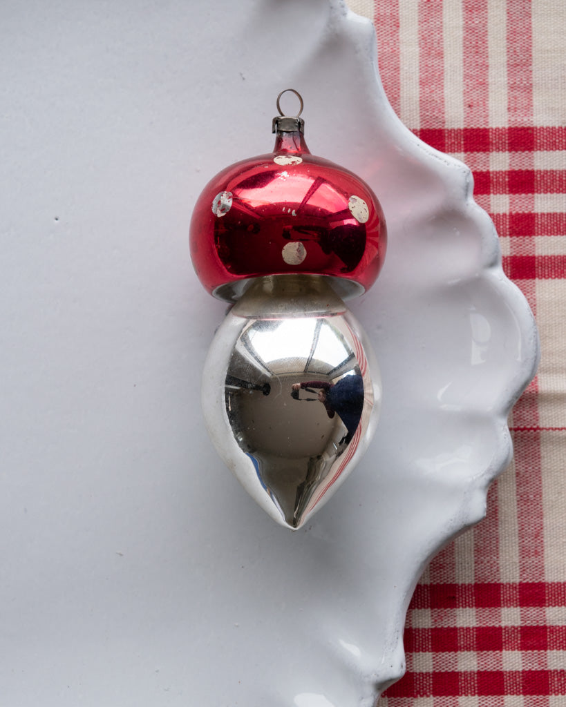 Vintage European Ornament - Mushrooms II