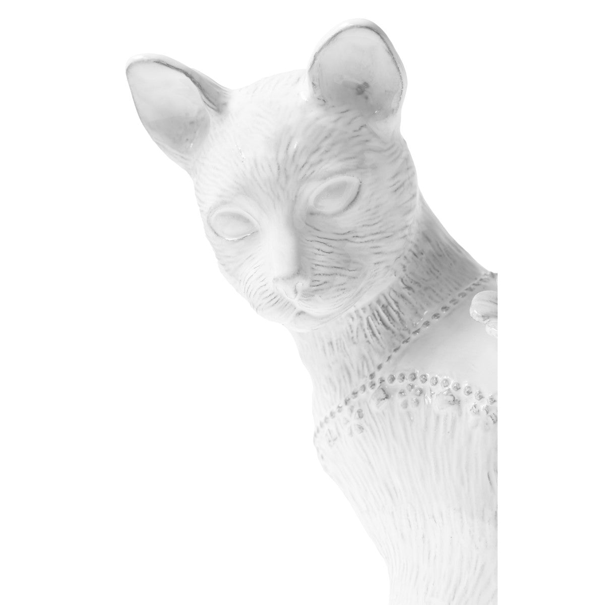 Astier de Villatte Cat Flower Holder Vase