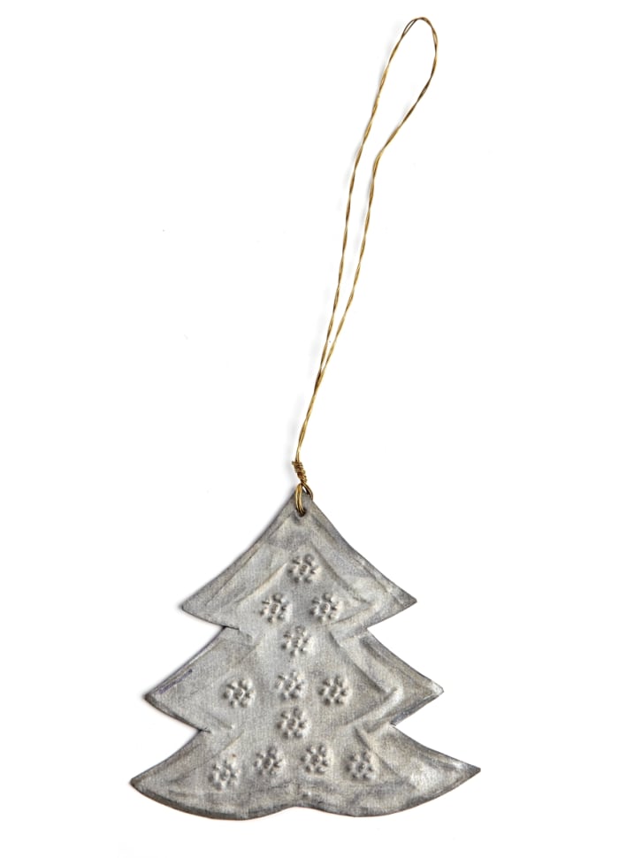 Walther & Co. Pressed Zinc Tree Ornament