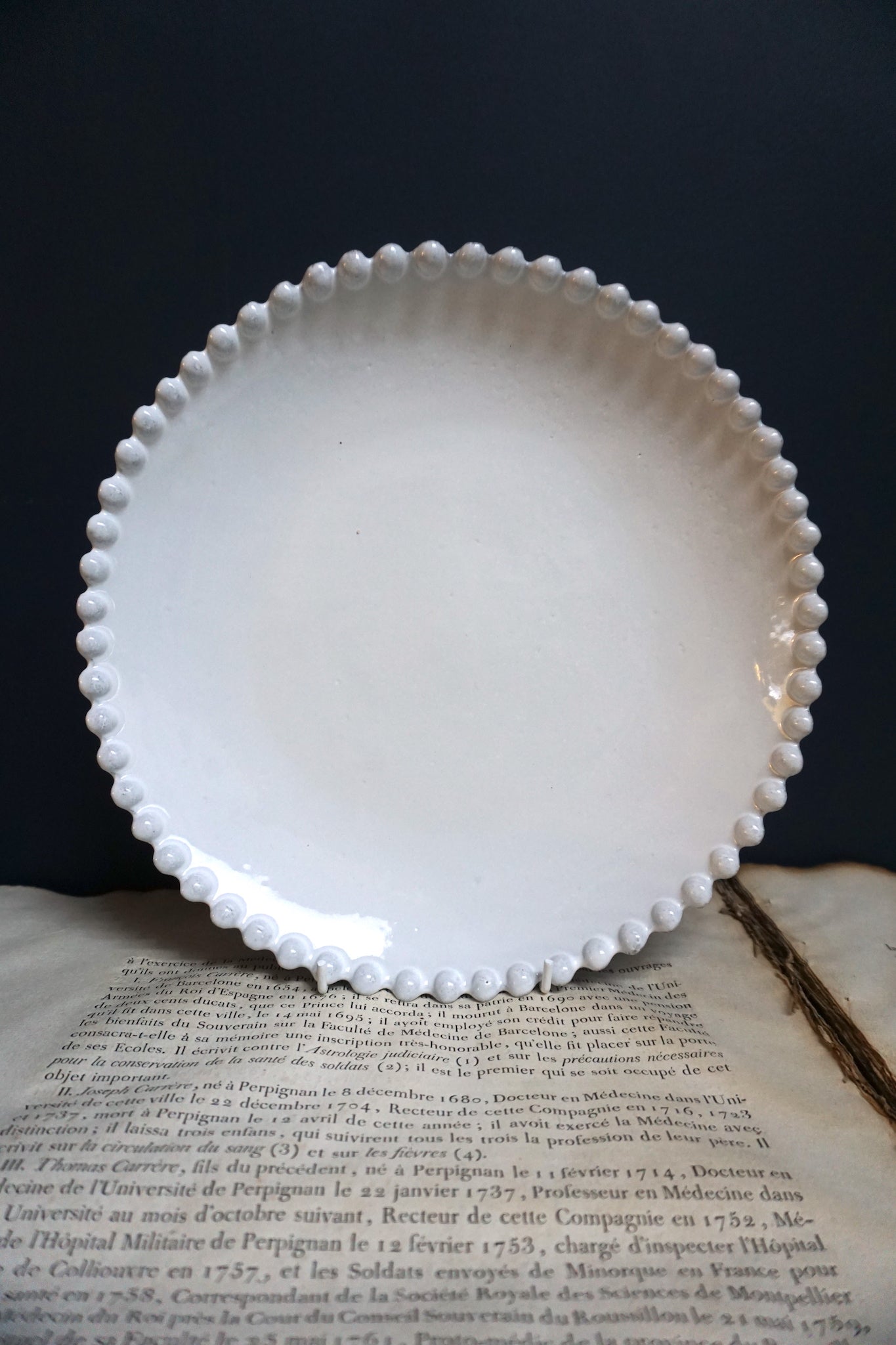 Astier de Villatte Adelaide Dinner Plate