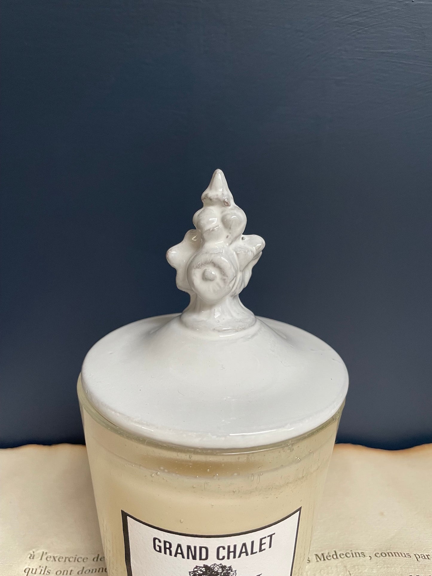Astier de Villatte Bouquet Candle Lid for Glass Candles