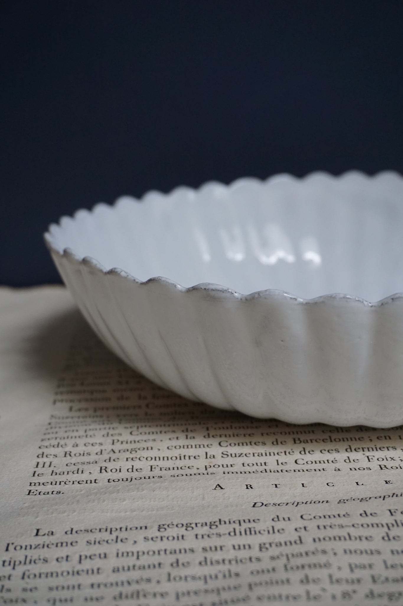 Astier de Villatte Cythere Salad Bow