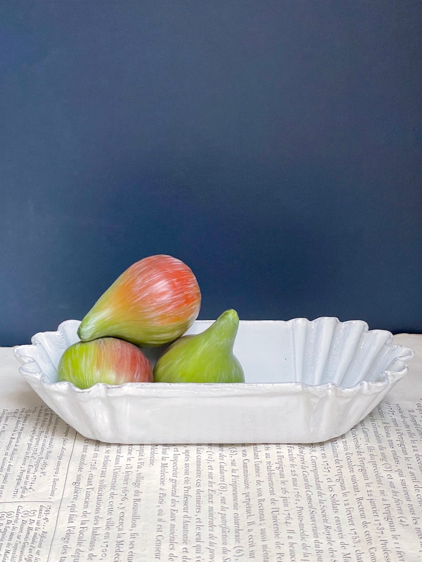 Astier de Villatte Fifine Long Bowl