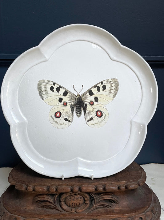Astier de Villatte John Derian Butterfly Dinner Plate
