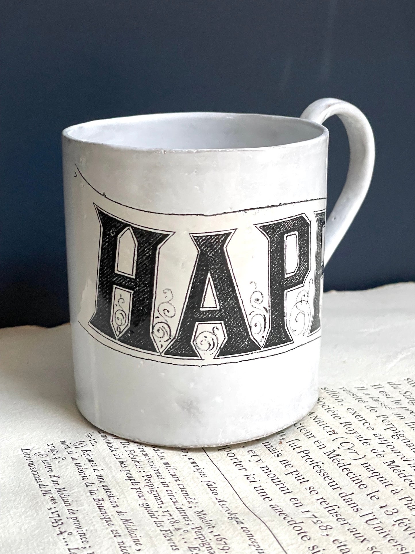 Astier de Villatte John Derian Happy Mug