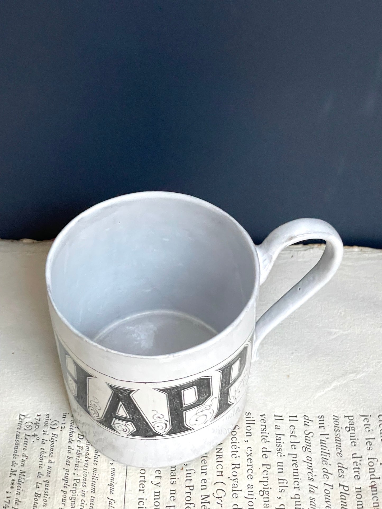Astier de Villatte John Derian Happy Mug