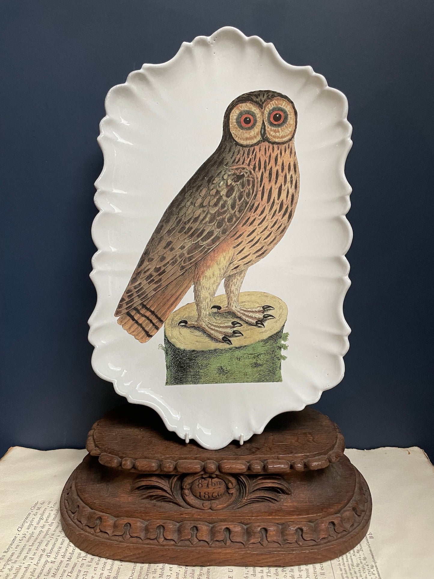 Astier de Villatte John Derian Owl Platter