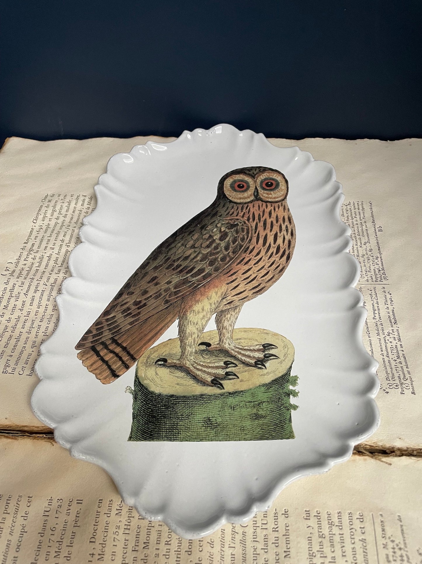 Astier de Villatte John Derian Owl Platter