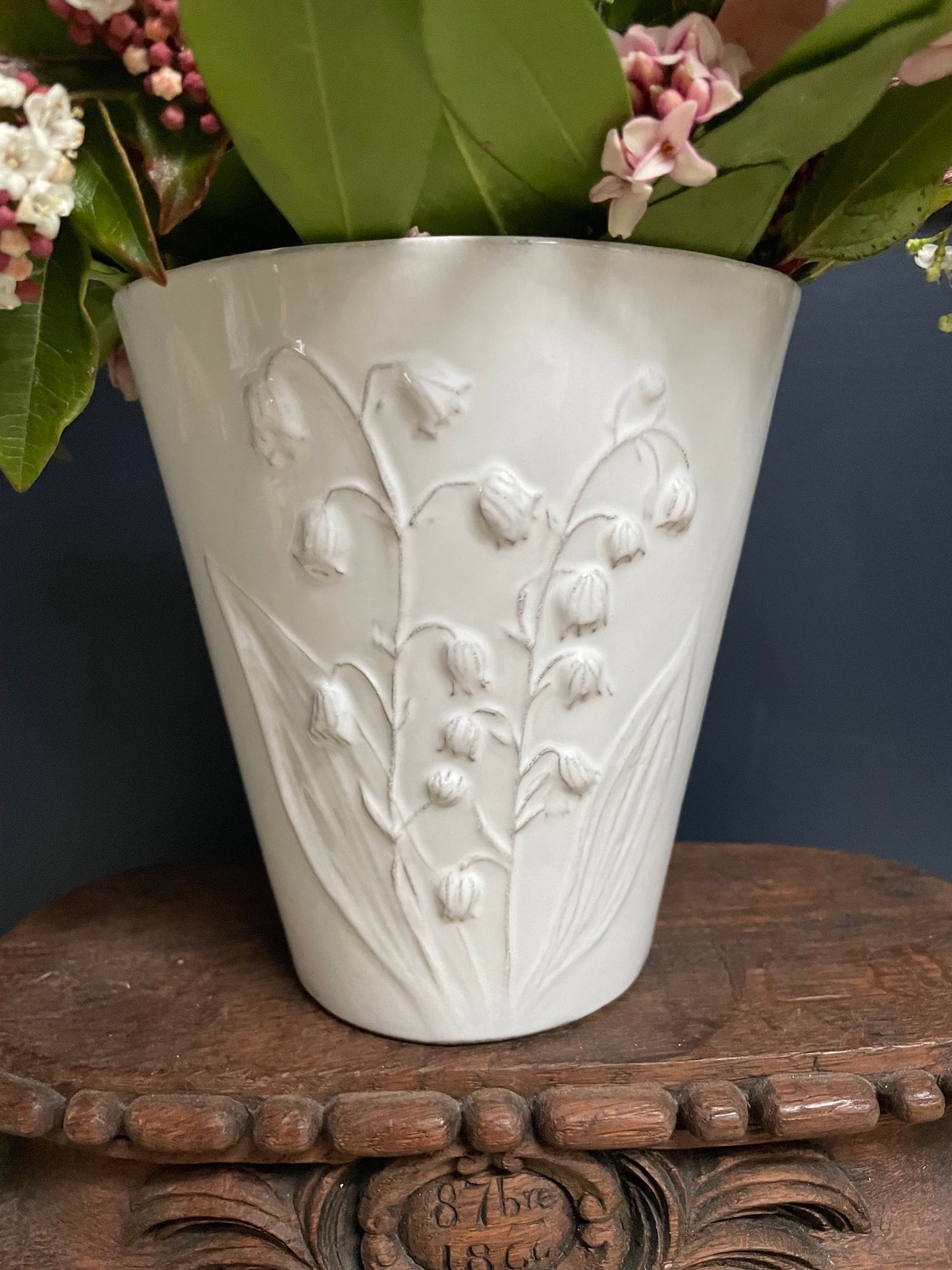 Astier de Villatte Small Fleurs Vase