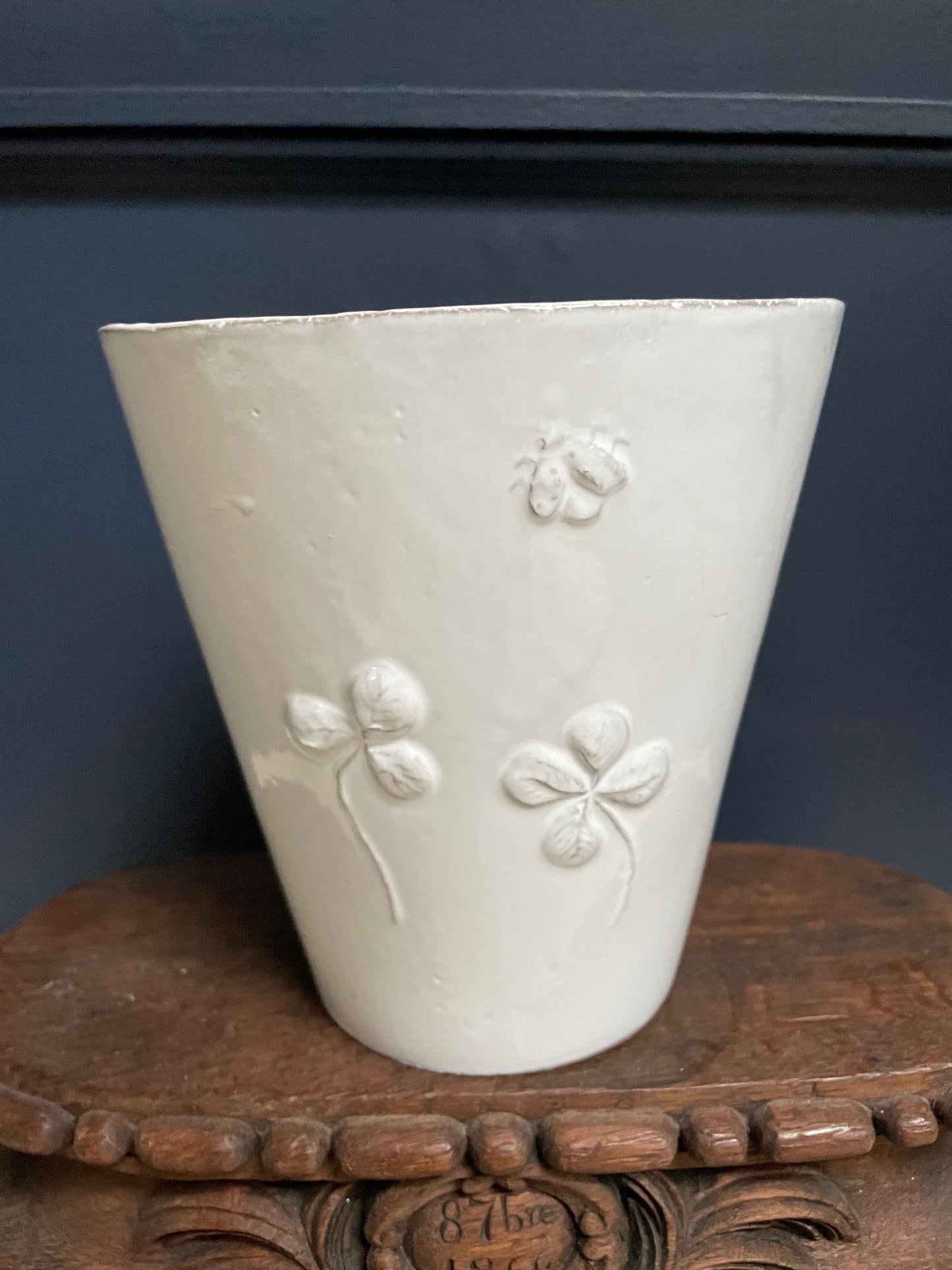 Astier de Villatte Small Fleurs Vase