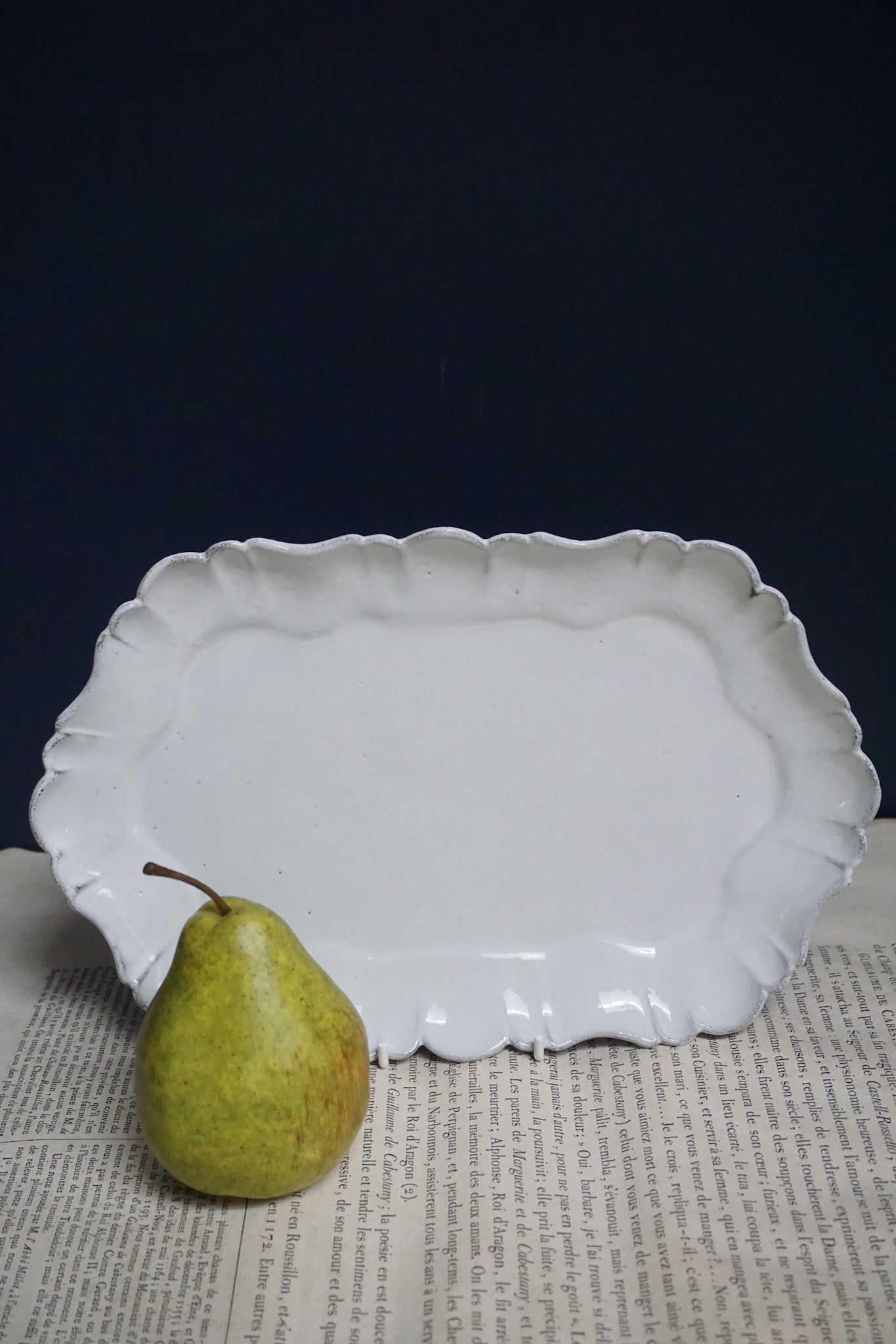 Astier de Villatte Small Victor Platter