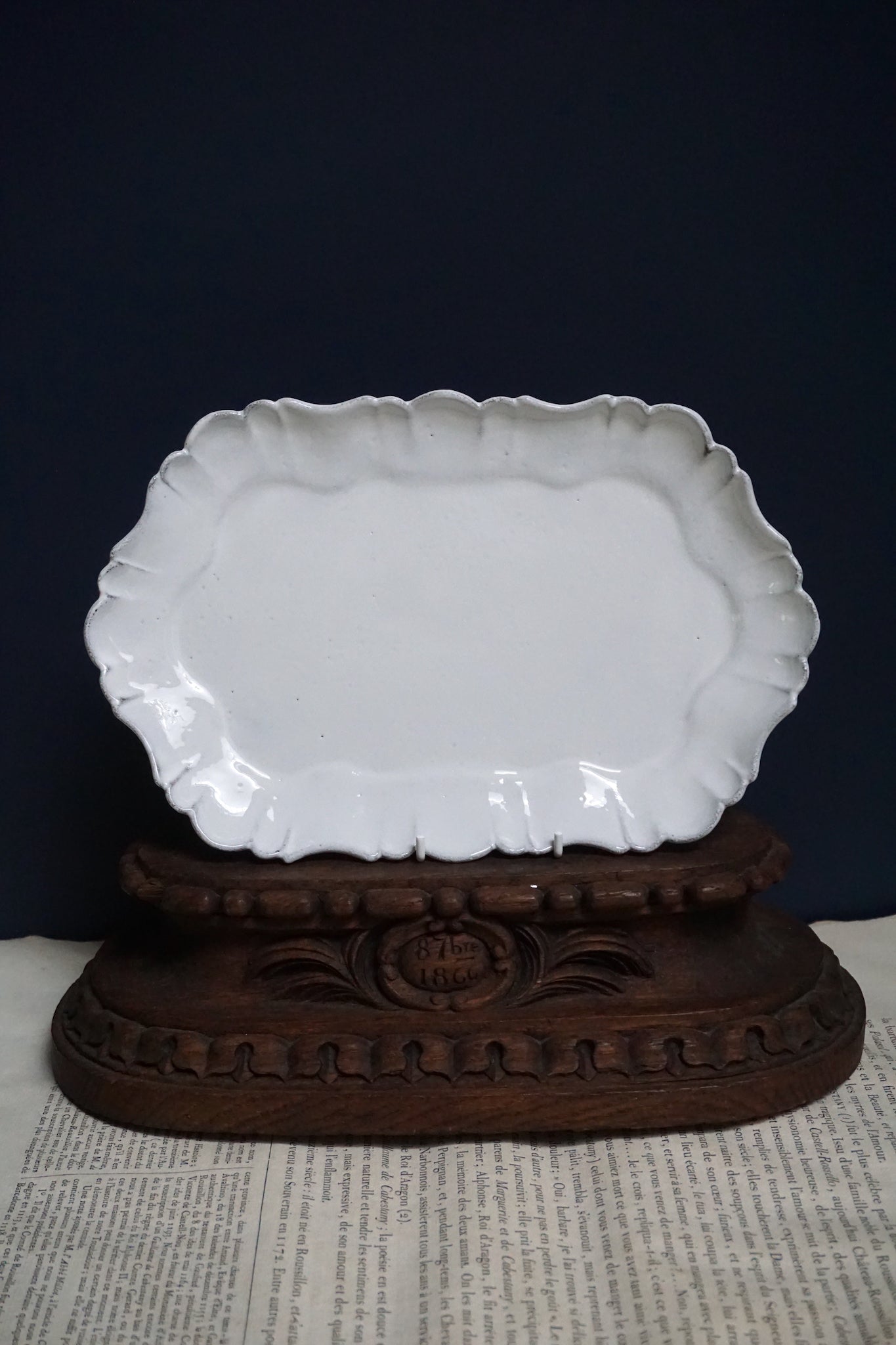 Astier de Villatte Small Victor Platter