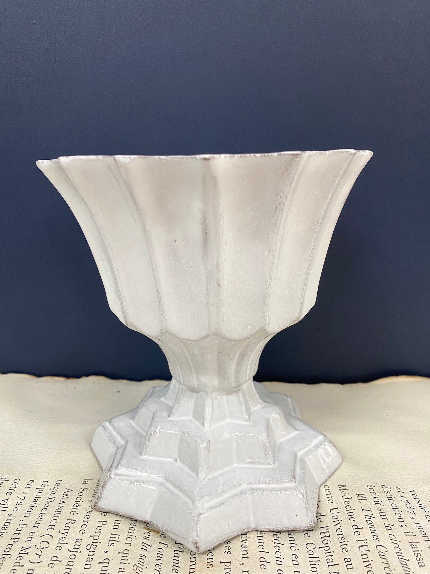 Astier de Villatte Vauban Dish on Stand