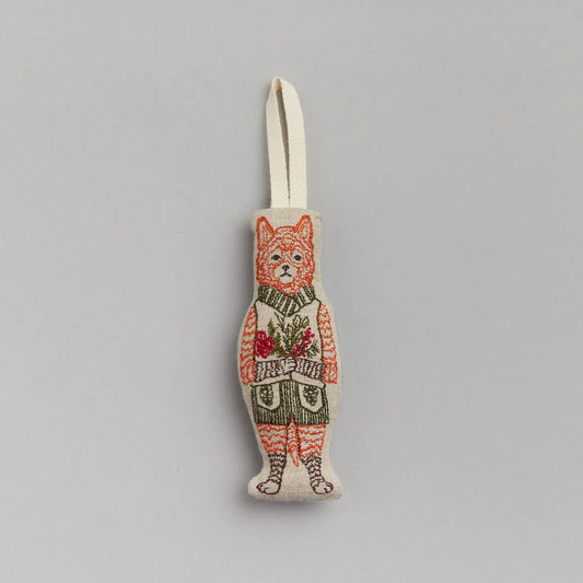 Coral & Tusk Festive Fox Ornament