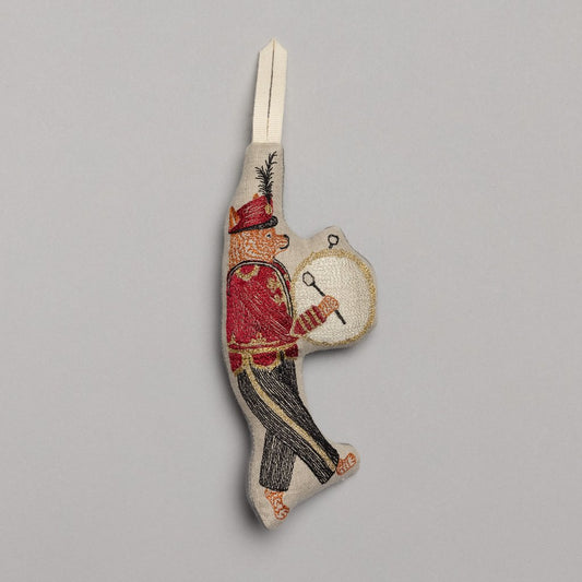 Coral & Tusk Marching Band Fox Ornament