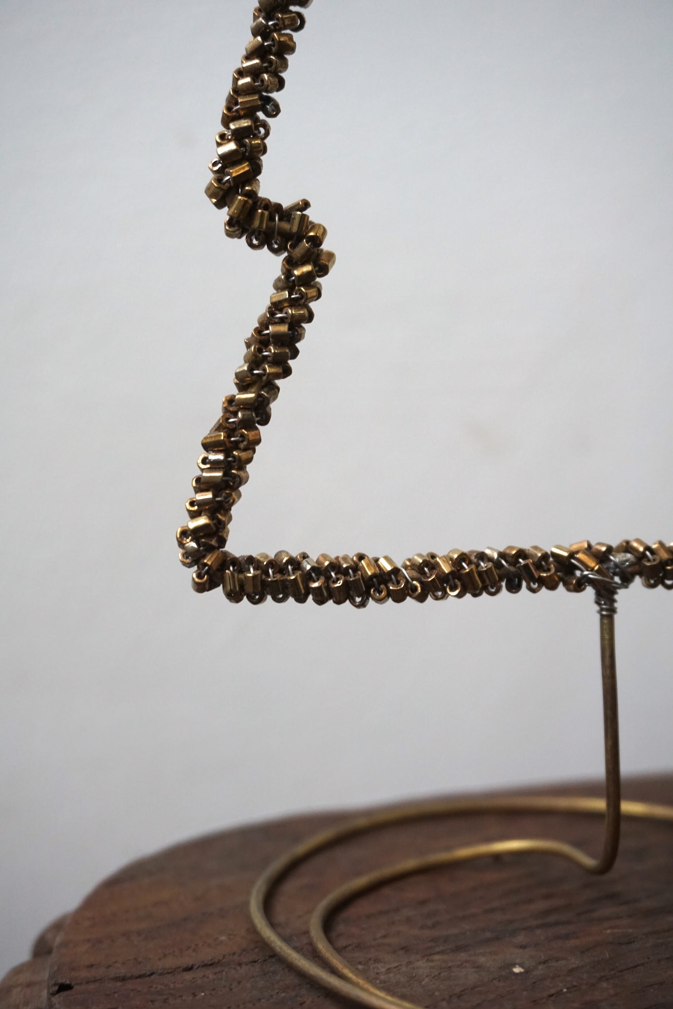 Walther & Co. Beaded Standing Christmas Tree Ornament