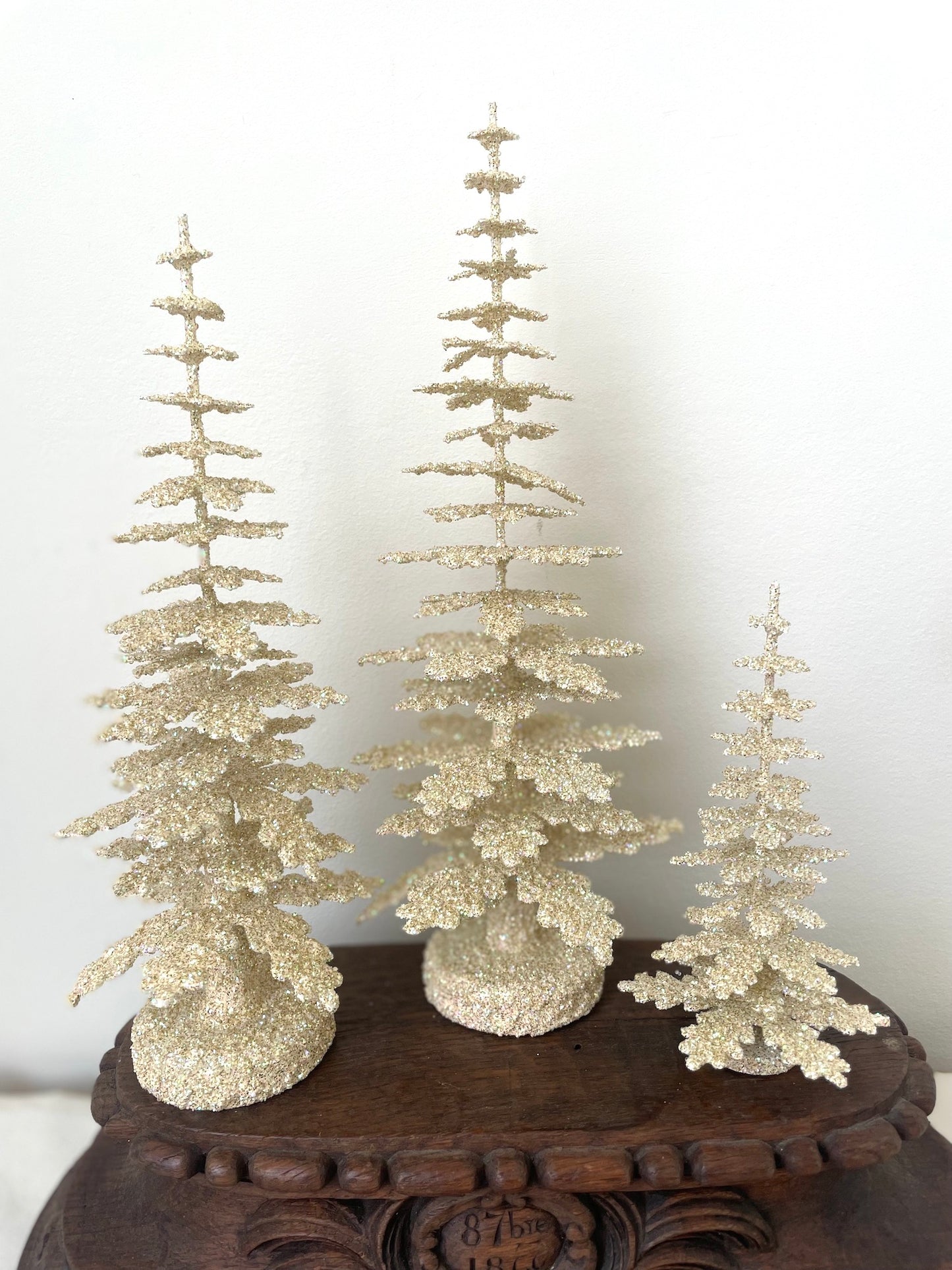 Handmade German Christmas Trees - Gold