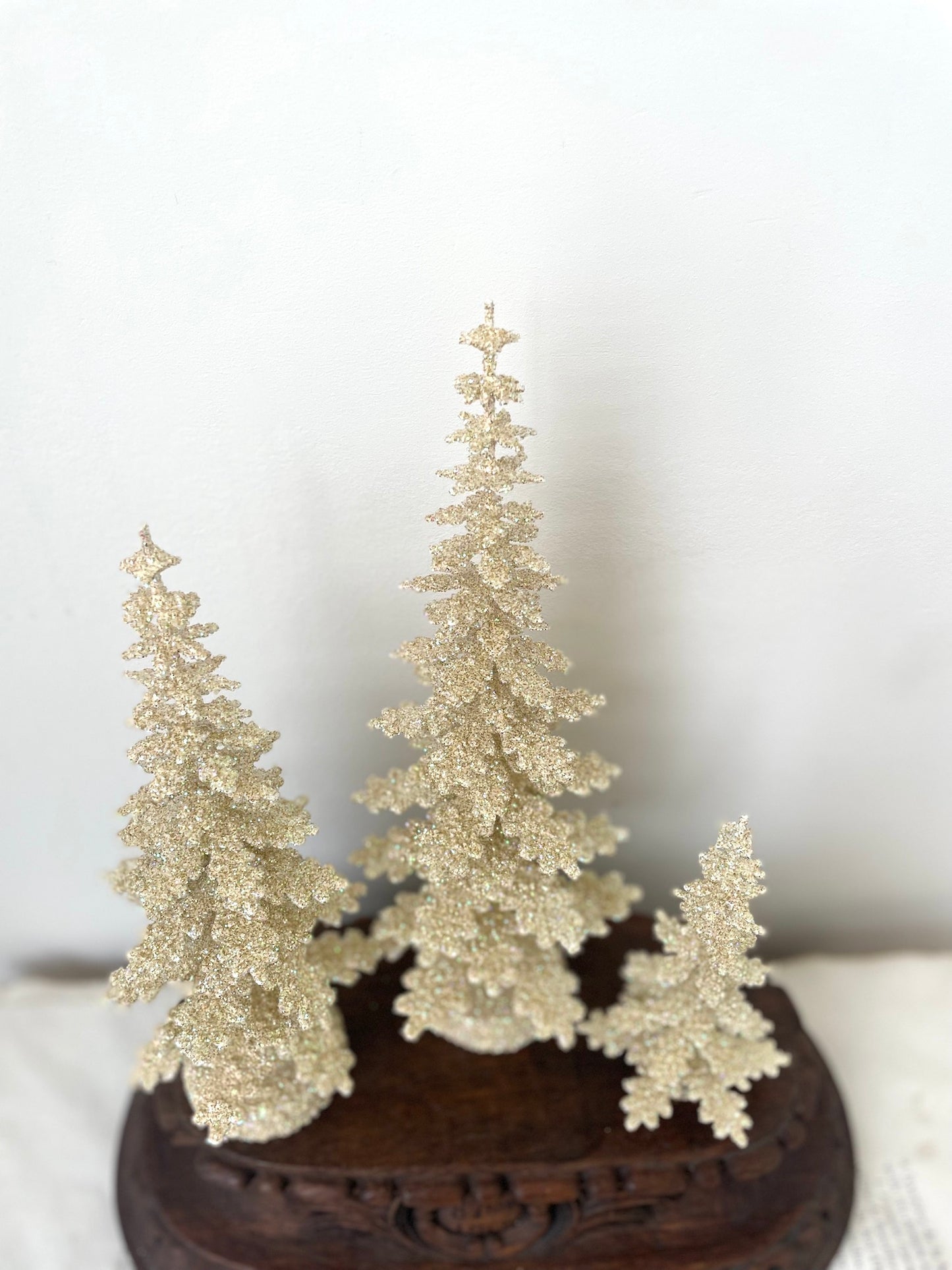 Handmade German Christmas Trees - Gold