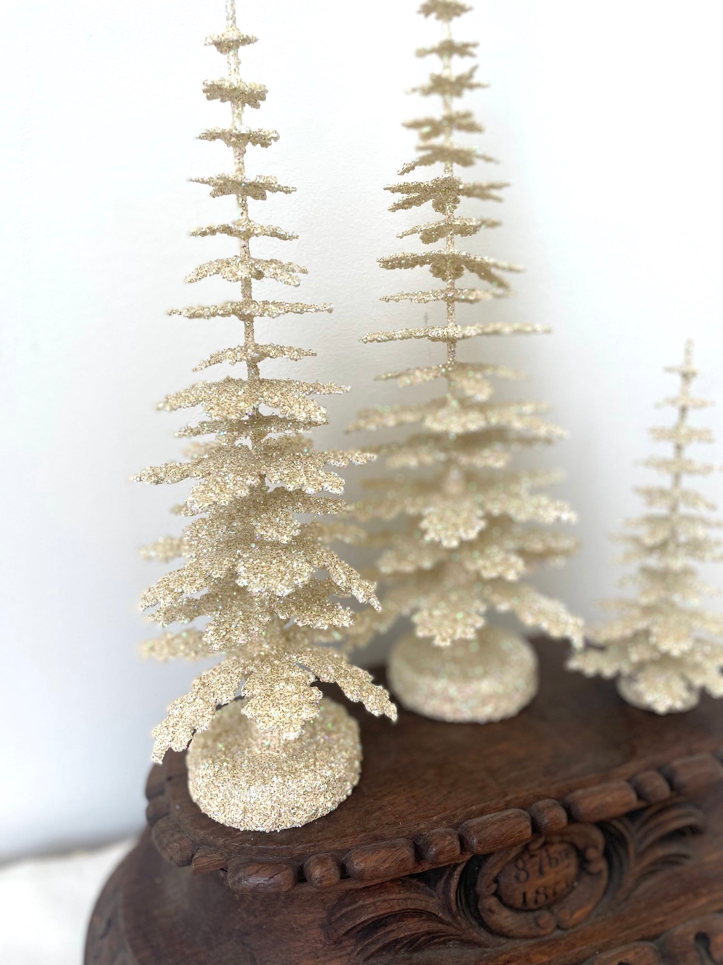 Handmade German Christmas Trees - Gold