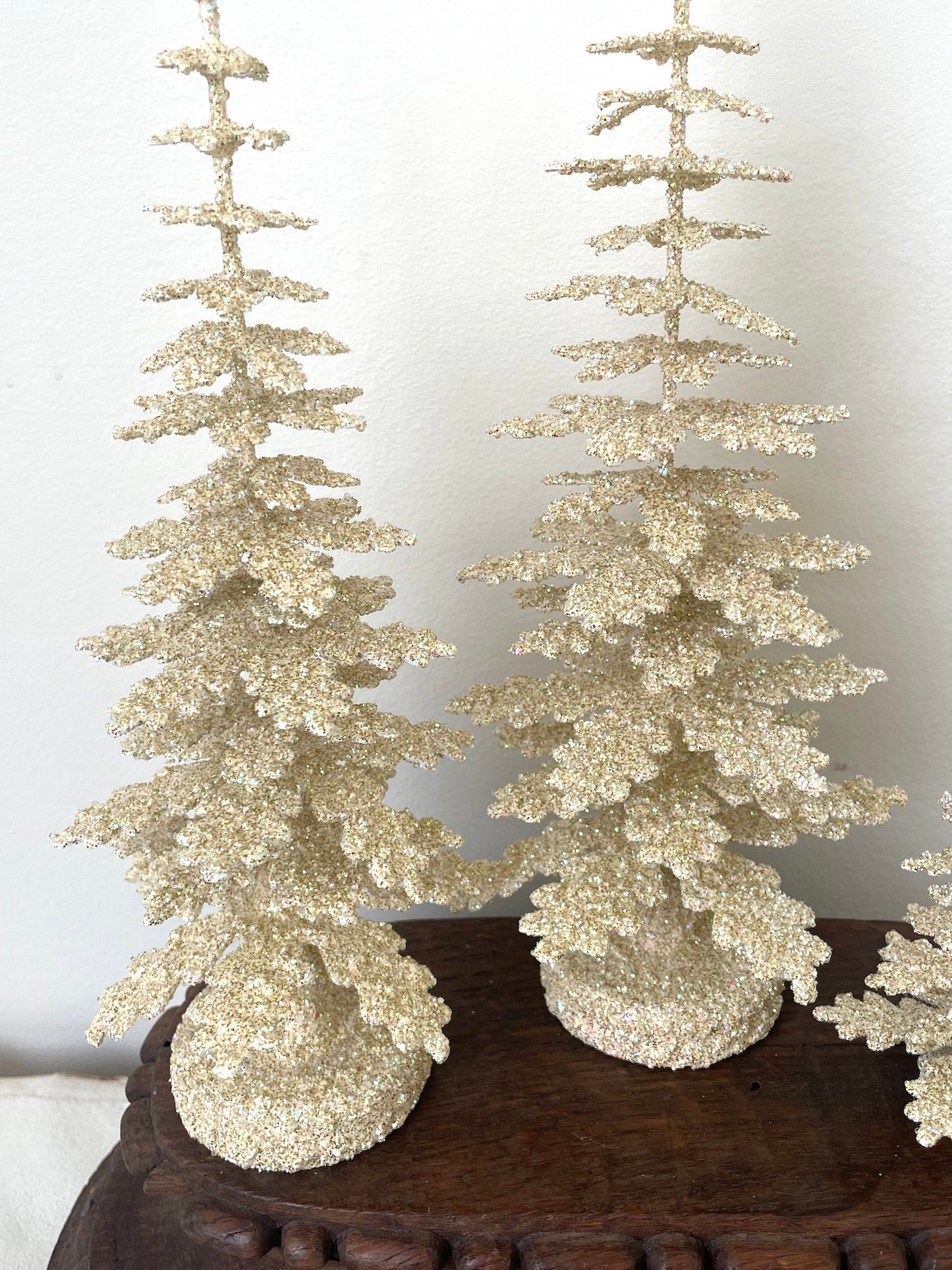 Handmade German Christmas Trees - Gold