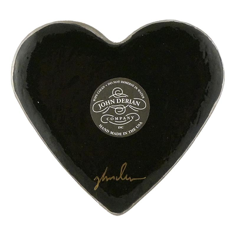 John Derian 'Lepidoptera' (Red & Blue Butterfly) Heart Charm Paperweight