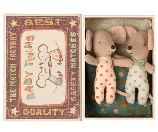 Maileg Mice Twins in Box