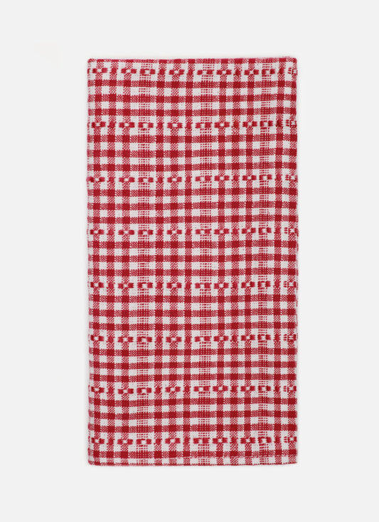 Heather Taylor Home 'Red Soho' Linen Napkins Set of 4