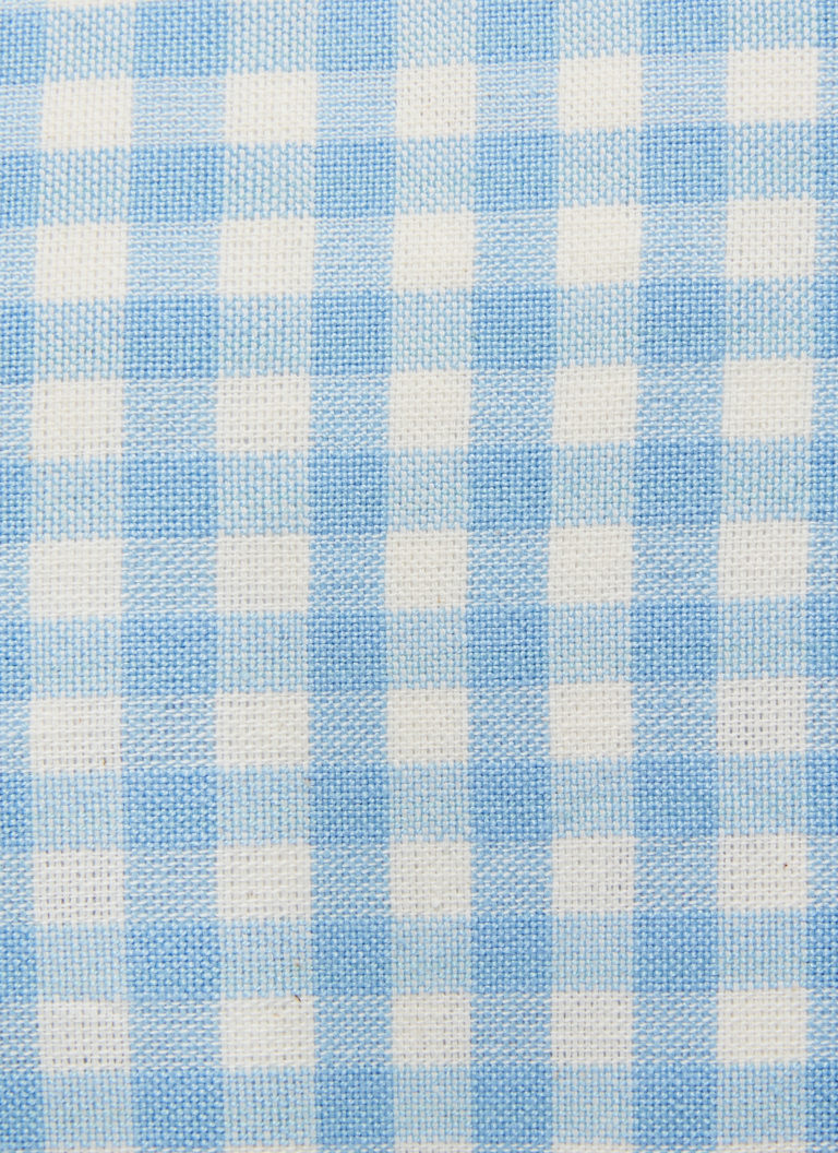 Heather Taylor Home 'Mini Gingham - Baby Blue' Square Pillow