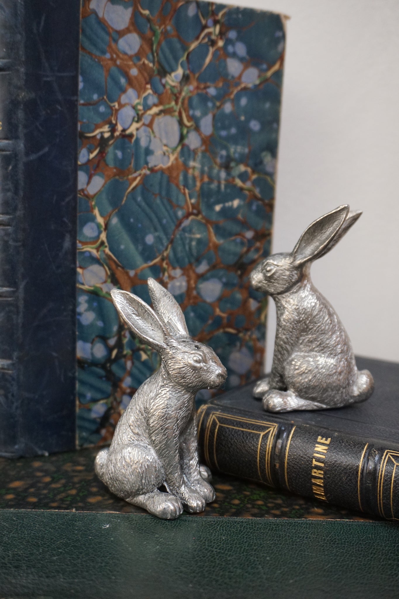 Pewter Rabbit Salt and Pepper – Lily Pond